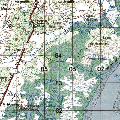 Land Info Worldwide Mapping LLC El Savaldor 50K 26563 digital map
