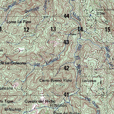 Land Info Worldwide Mapping LLC El Savaldor 50K 26574 digital map