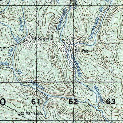 Land Info Worldwide Mapping LLC Honduras 50K 275804 digital map