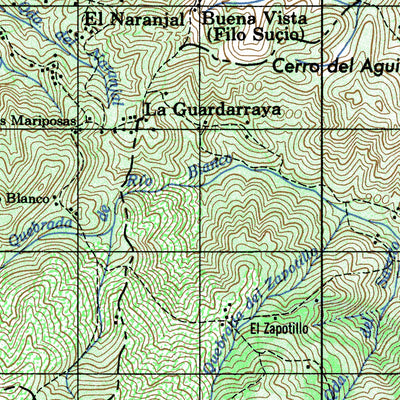 Land Info Worldwide Mapping LLC Honduras 50K 286103 digital map