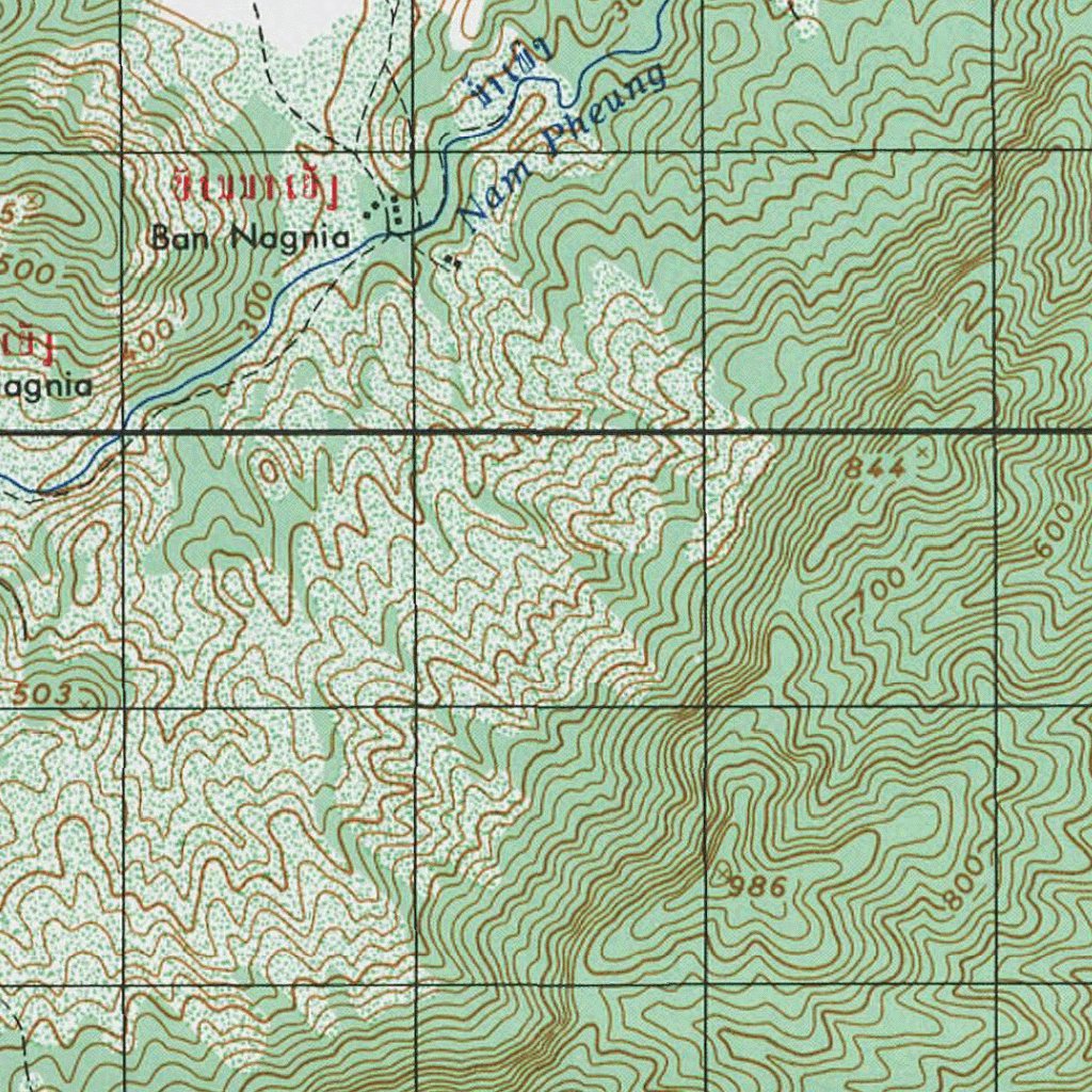 Laos 50K 5845 1 Map by Land Info Worldwide Mapping LLC | Avenza Maps