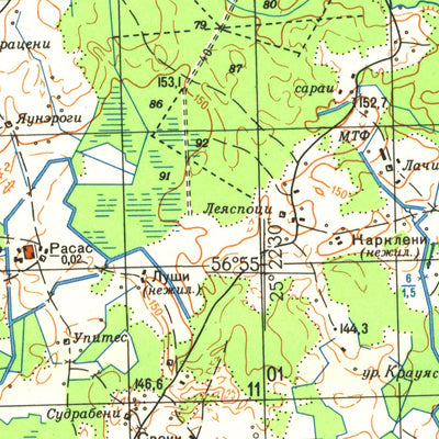 Land Info Worldwide Mapping LLC Latvia 50K 15-35-111-2 digital map