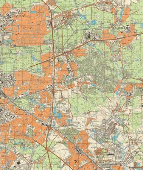 Land Info Worldwide Mapping LLC Moscow 50k N-37-004-4 digital map