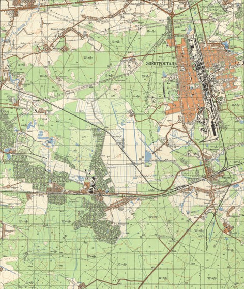 Land Info Worldwide Mapping LLC Moscow 50k N-37-005-4 digital map