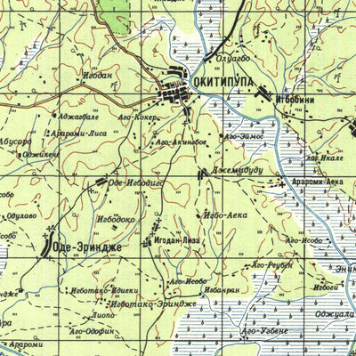 Land Info Worldwide Mapping LLC Nigeria 200K B-31-17 digital map