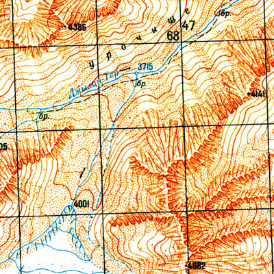 Land Info Worldwide Mapping LLC Tajikistan 50k 10-43-013-3 digital map