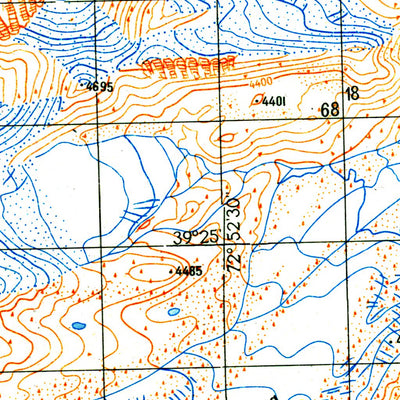 Land Info Worldwide Mapping LLC Tajikistan 50k 10-43-014-4 digital map