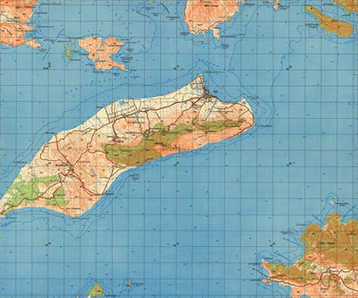 Land Info Worldwide Mapping LLC Turkey-Greece 100K 1035115 digital map
