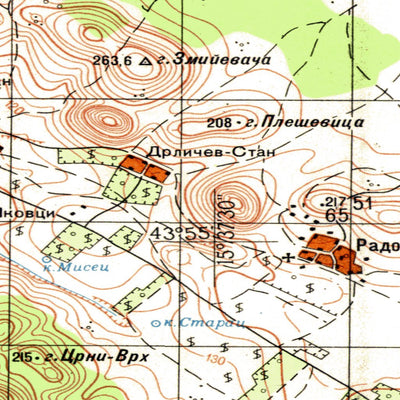 Land Info Worldwide Mapping LLC Yugoslavia 50K 11-33-008-1 digital map