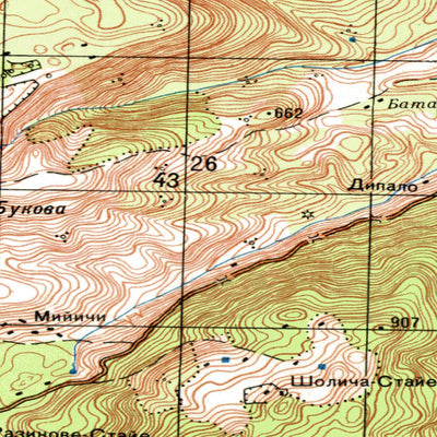 Land Info Worldwide Mapping LLC Yugoslavia 50K 11-33-010-3 digital map