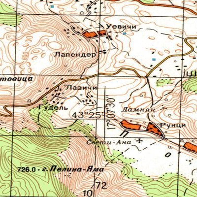 Land Info Worldwide Mapping LLC Yugoslavia 50K 11-33-023-3 digital map