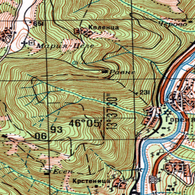 Land Info Worldwide Mapping LLC Yugoslavia 50K 12-33-064-3 digital map