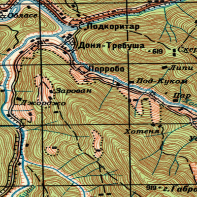 Land Info Worldwide Mapping LLC Yugoslavia 50K 12-33-064-4 digital map
