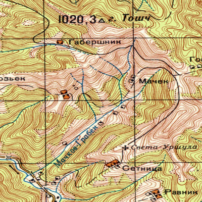 Land Info Worldwide Mapping LLC Yugoslavia 50K 12-33-065-4 digital map