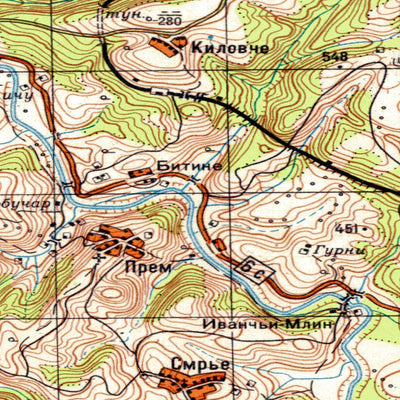 Land Info Worldwide Mapping LLC Yugoslavia 50K 12-33-089-1 digital map