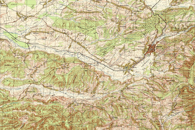 Land Info Worldwide Mapping LLC Yugoslavia 50K 12-33-095-3 digital map