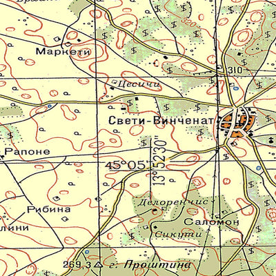 Land Info Worldwide Mapping LLC Yugoslavia 50K 12-33-100-4 digital map