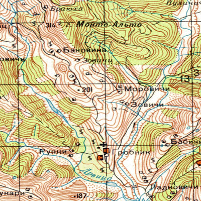 Land Info Worldwide Mapping LLC Yugoslavia 50K 12-33-101-1 digital map