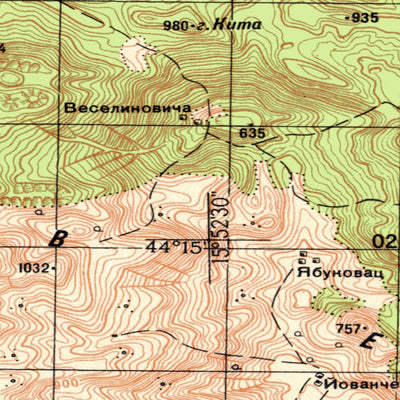 Land Info Worldwide Mapping LLC Yugoslavia 50K 12-33-140-2 digital map