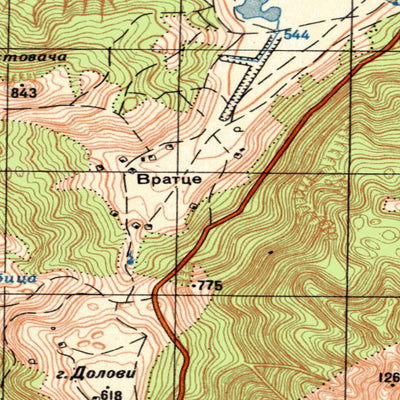 Land Info Worldwide Mapping LLC Yugoslavia 50K 12-33-140-2 digital map