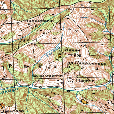 Land Info Worldwide Mapping LLC Yugoslavia 50K 12-34-121-1 digital map