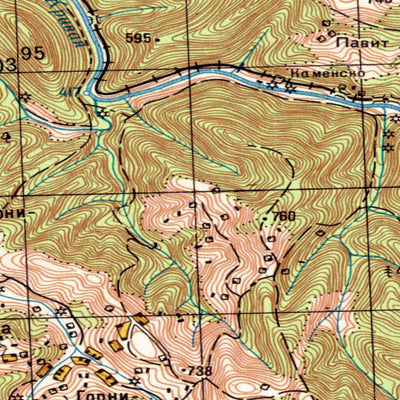 Land Info Worldwide Mapping LLC Yugoslavia 50K 12-34-133-2 digital map