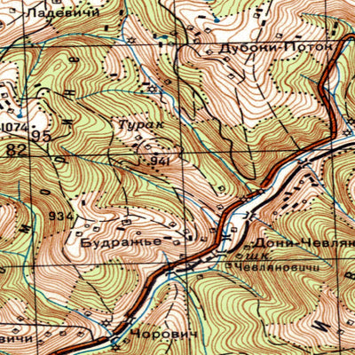 Land Info Worldwide Mapping LLC Yugoslavia 50K 12-34-133-4 digital map