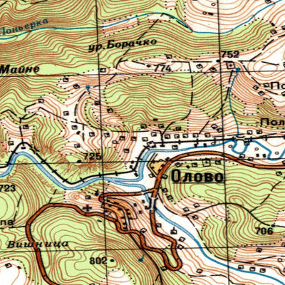 Land Info Worldwide Mapping LLC Yugoslavia 50K 12-34-134-3 digital map
