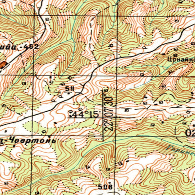 Land Info Worldwide Mapping LLC Yugoslavia 50K 12-34-141-1 digital map