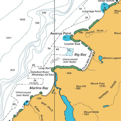 Land Information New Zealand Abut Head to Milford Sound/Piopiotahi digital map