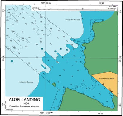 Land Information New Zealand Alofi Landing digital map