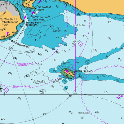 Approaches to Bluff and Riverton/Aparima Map by Land Information New ...