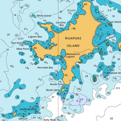 Land Information New Zealand Approaches to Bluff and Riverton/Aparima digital map