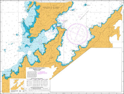 Land Information New Zealand Approaches to Te Aumiti/French Pass digital map