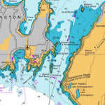Land Information New Zealand Approaches to Wellington digital map