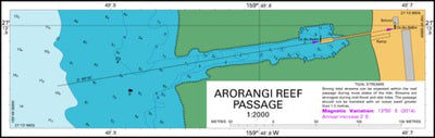 Land Information New Zealand Arorangi Reef Passage digital map