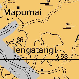 Land Information New Zealand Atiu Island digital map