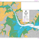 Land Information New Zealand Auckland Harbour West digital map