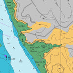 Land Information New Zealand Auckland Harbour West digital map