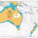 Land Information New Zealand Australasia and Adjacent Waters digital map