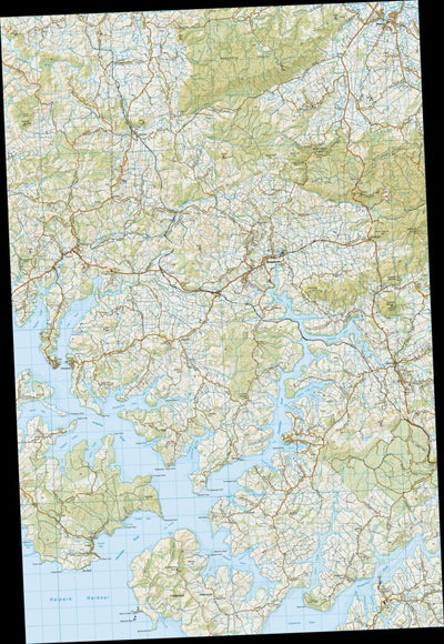 Land Information New Zealand AY30 - Maungaturoto digital map