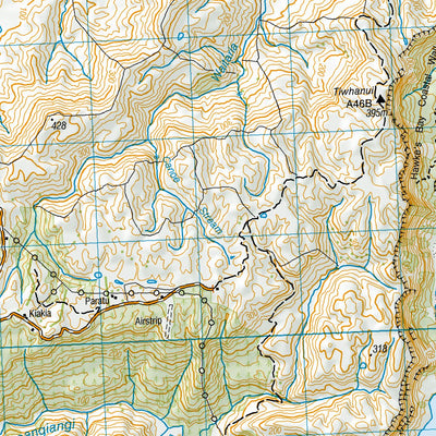 Land Information New Zealand BJ40ptBJ39 - Waipatitki Beach digital map