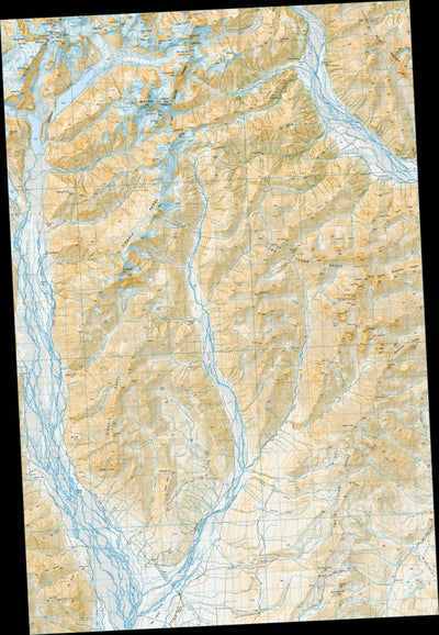Land Information New Zealand BX17 - Mount Sibbald digital map