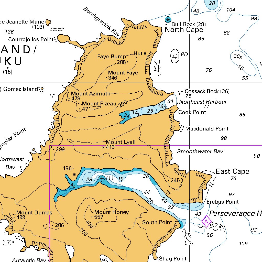 campbell-island-motu-ihupuku-map-by-land-information-new-zealand