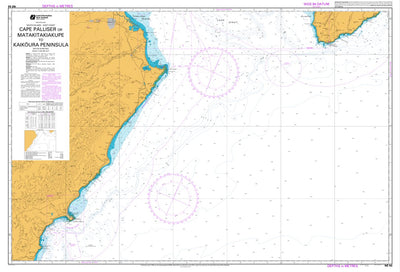 Land Information New Zealand Cape Palliser / Matakitakiakupe to Kaikoura Peninsula digital map