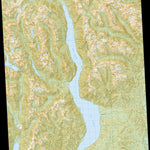 Land Information New Zealand CF06 - Lake Poteriteri digital map