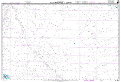 Land Information New Zealand Chatham Islands to Ile Rapa digital map