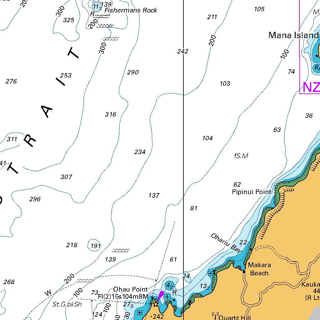 Cook Strait Location Cook Strait Map by Land Information New Zealand | Avenza Maps