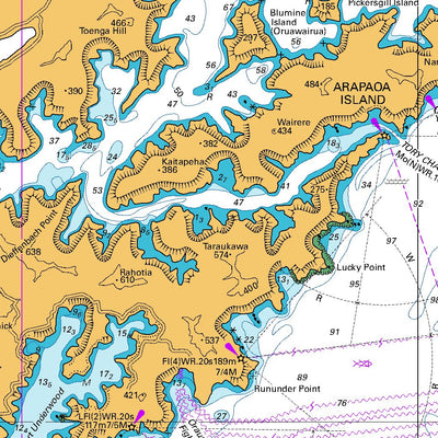 Land Information New Zealand Cook Strait digital map