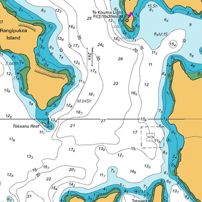 Land Information New Zealand Coromandel Harbour digital map